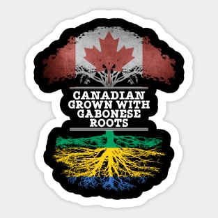 Canadian Grown With Gabonese Roots - Gift for Gabonese With Roots From Gabon Sticker